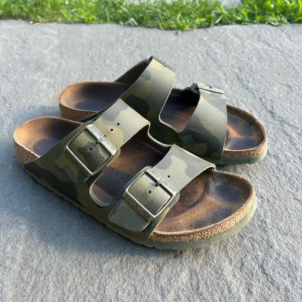 Camo Birkenstocks